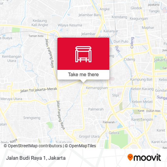 Jalan Budi Raya 1 map