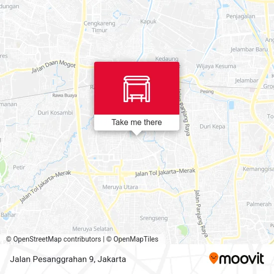 Jalan Pesanggrahan 9 map