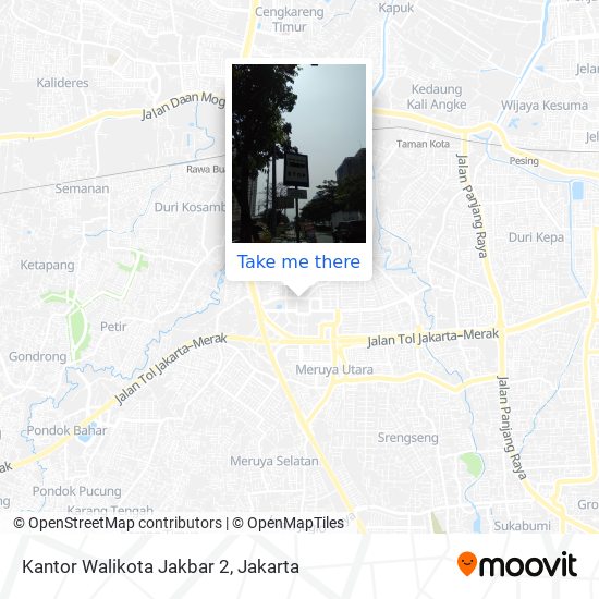 Kantor Walikota Jakbar 2 map