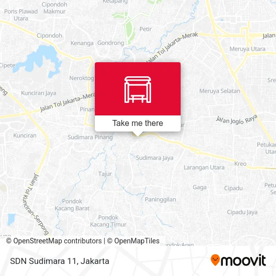 SDN Sudimara 11 map