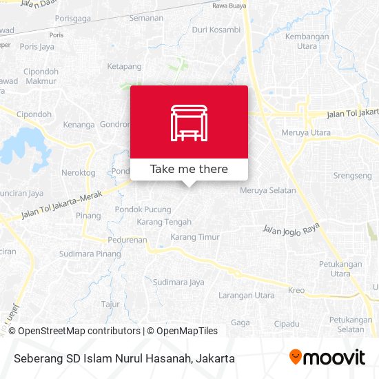 Seberang SD Islam Nurul Hasanah map