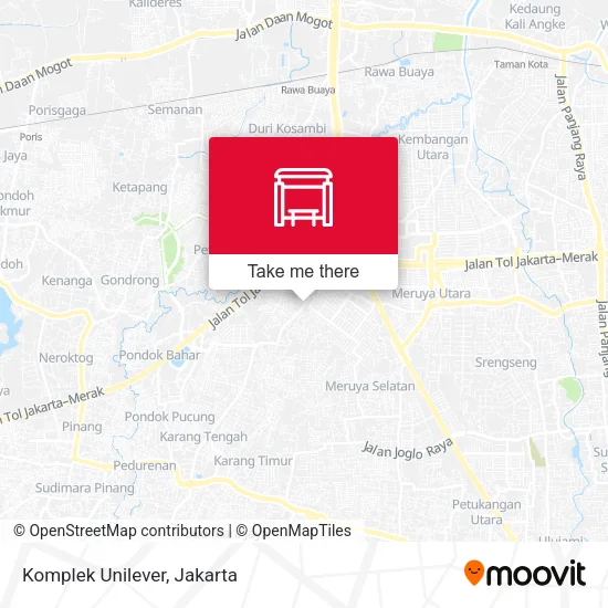 Komplek Unilever map