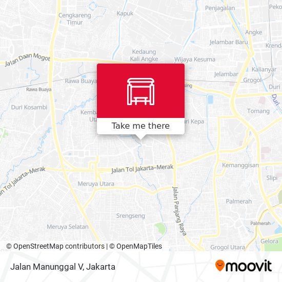 Jalan Manunggal V map