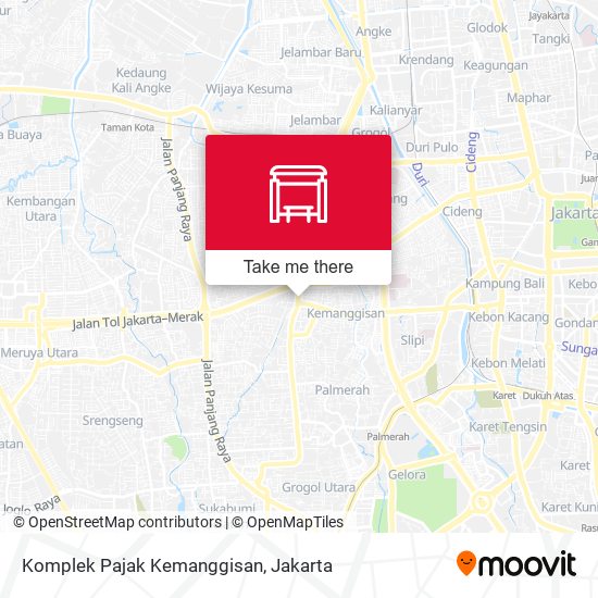 Komplek Pajak Kemanggisan map