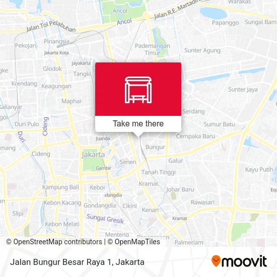 Jalan Bungur Besar Raya 1 map