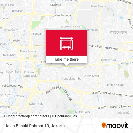 Jalan Basuki Rahmat 10 map