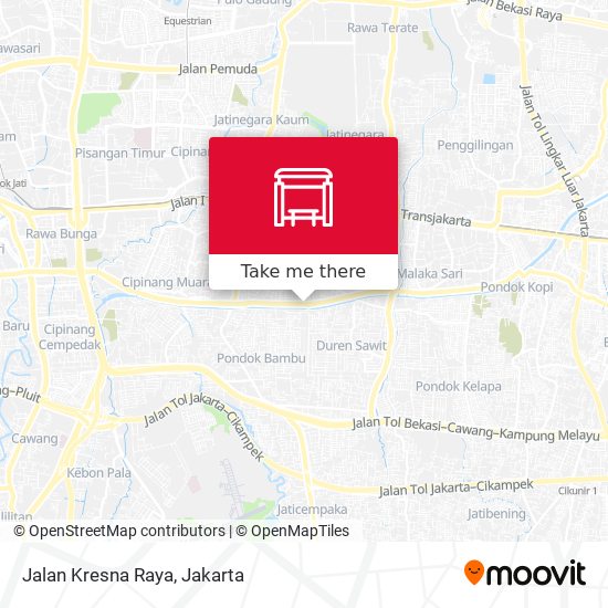 Jalan Kresna Raya map