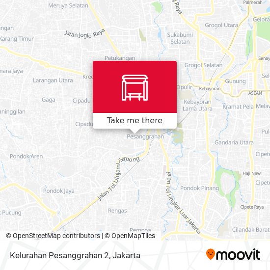 Kelurahan Pesanggrahan 2 map