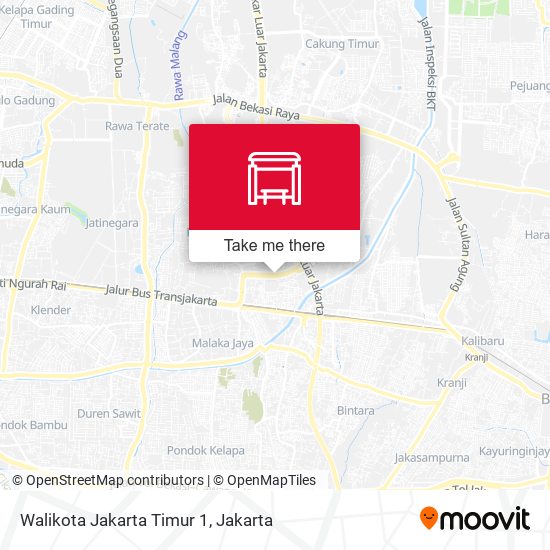 Walikota Jakarta Timur 1 map