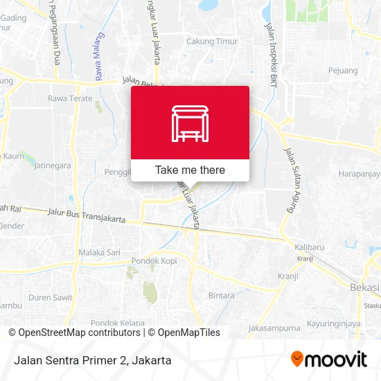 Jalan Sentra Primer 2 map