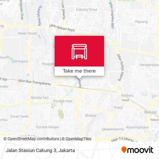 Jalan Stasiun Cakung 3 map