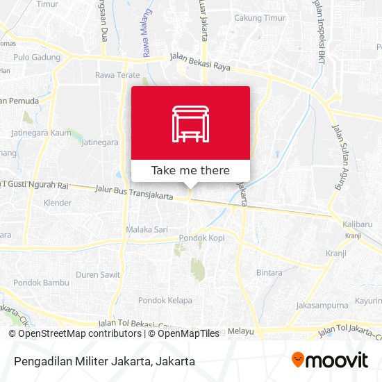 Pengadilan Militer Jakarta map