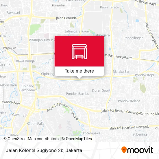 Jalan Kolonel Sugiyono 2b map