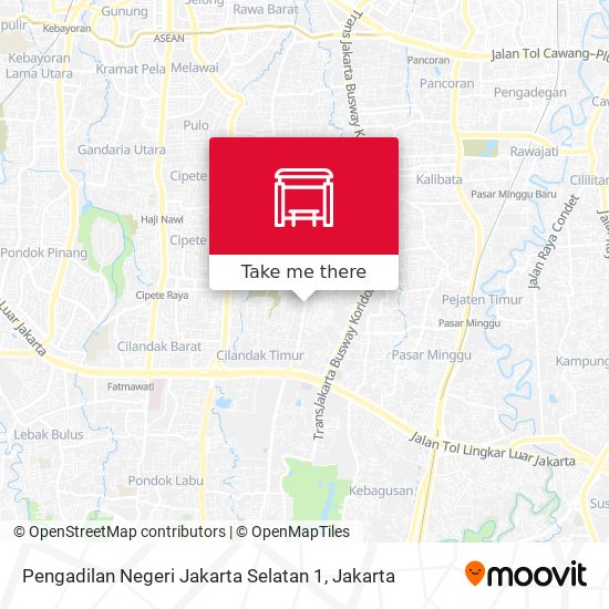 Pengadilan Negeri Jakarta Selatan 1 map