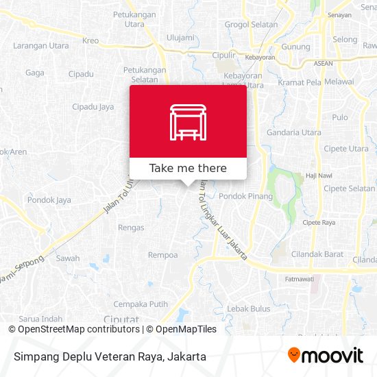 Simpang Deplu Veteran Raya map
