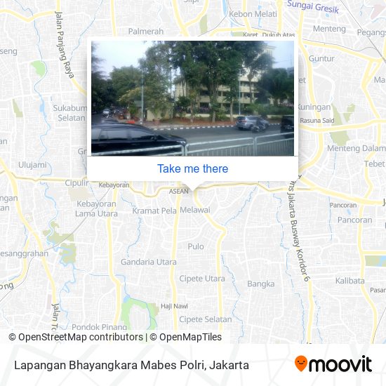 Lapangan Bhayangkara Mabes Polri map