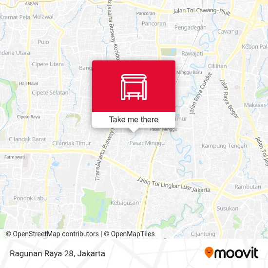 Ragunan Raya 28 map