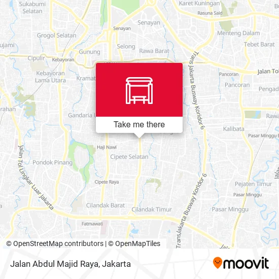 Jalan Abdul Majid Raya map
