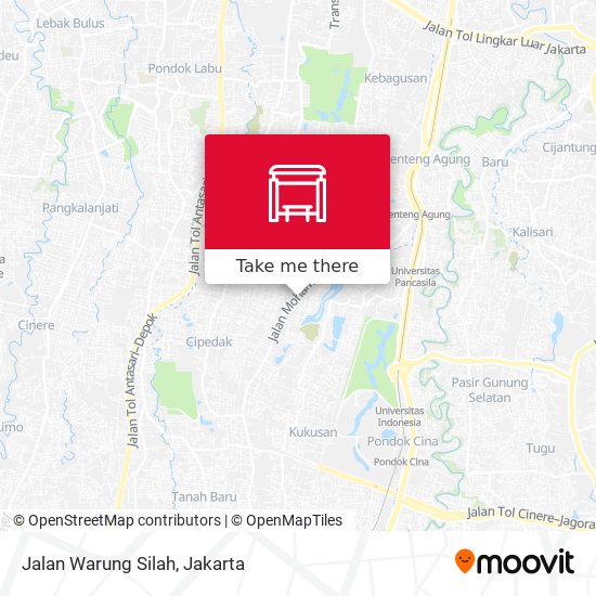 Jalan Warung Silah map