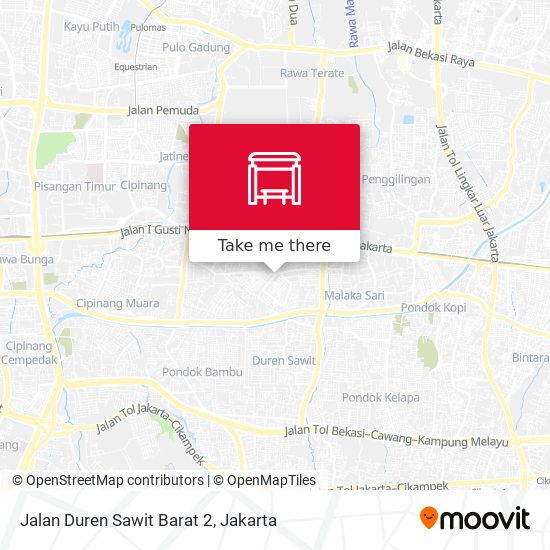 Jalan Duren Sawit Barat 2 map