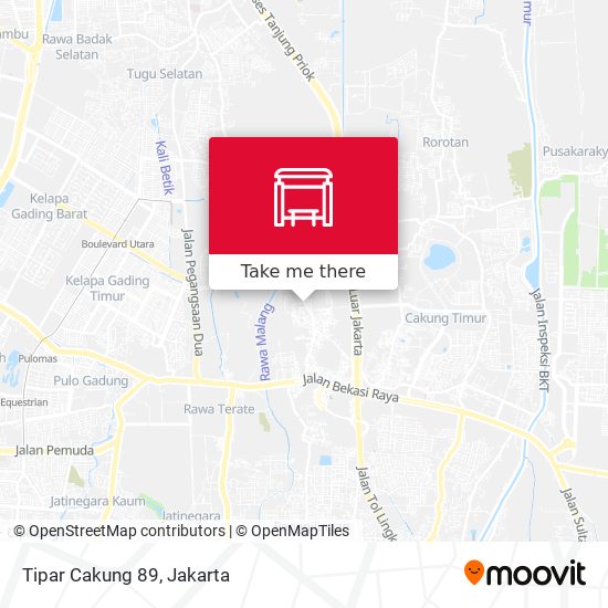 Tipar Cakung 89 map