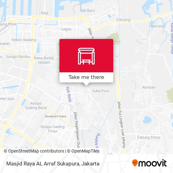 Masjid Raya AL Arraf Sukapura map