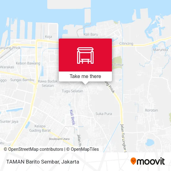 TAMAN Barito Sembar map