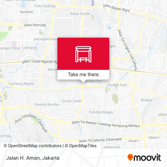 Jalan H. Aman map