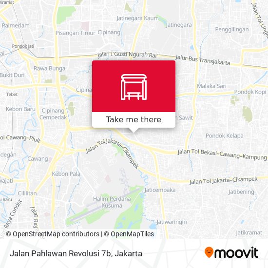 Jalan Pahlawan Revolusi 7b map