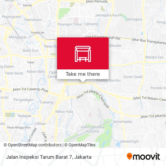 Jalan Inspeksi Tarum Barat 7 map