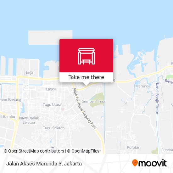 Jalan Akses Marunda 3 map