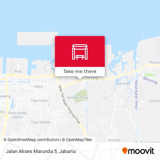 Jalan Akses Marunda 5 map