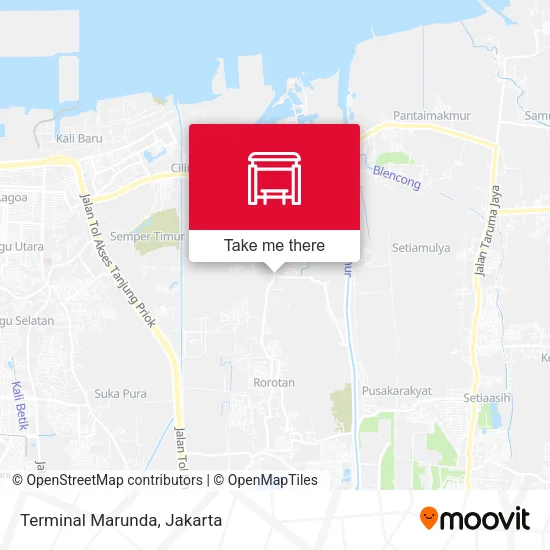 Terminal Marunda map