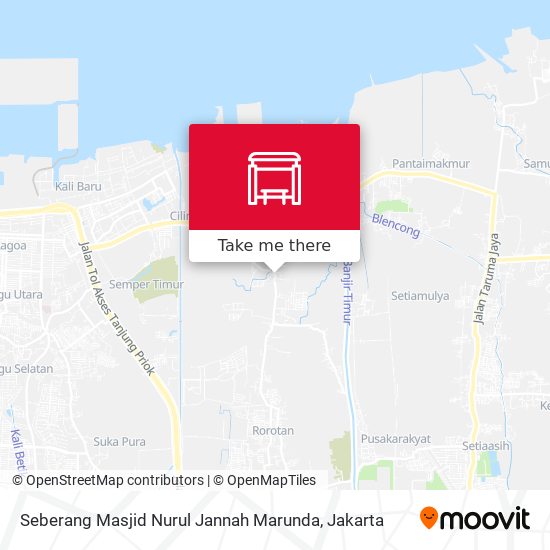 Seberang Masjid Nurul Jannah Marunda map