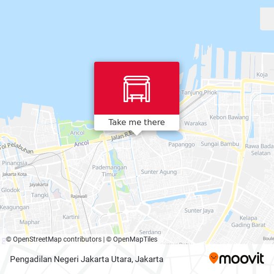 Pengadilan Negeri Jakarta Utara map