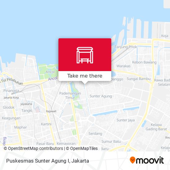 Puskesmas Sunter Agung I map
