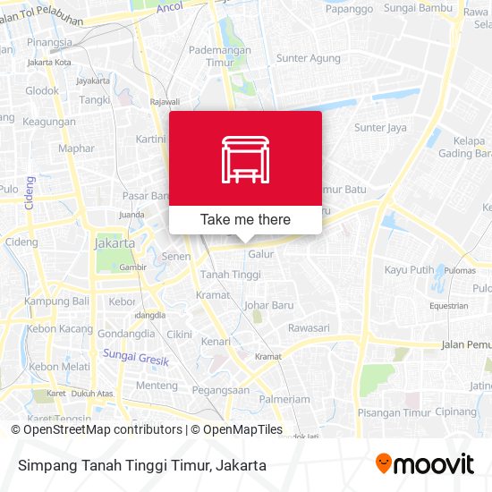 Simpang Tanah Tinggi Timur map