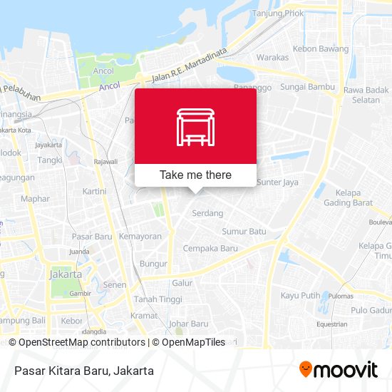 Pasar Kitara Baru map