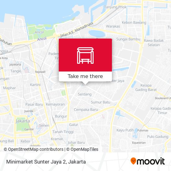 Minimarket Sunter Jaya 2 map