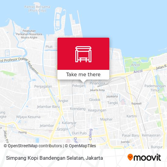 Simpang Kopi Bandengan Selatan map