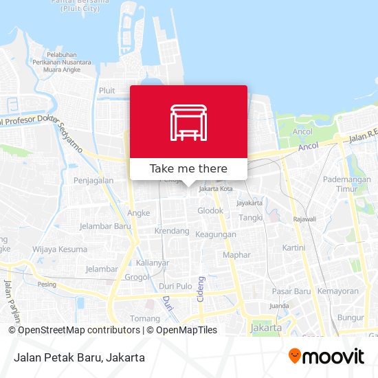 Jalan Petak Baru map