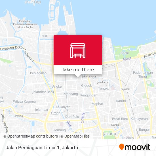 Jalan Perniagaan Timur 1 map