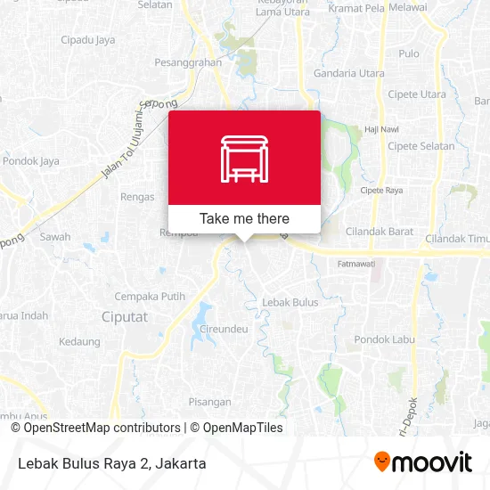 Lebak Bulus Raya 2 map