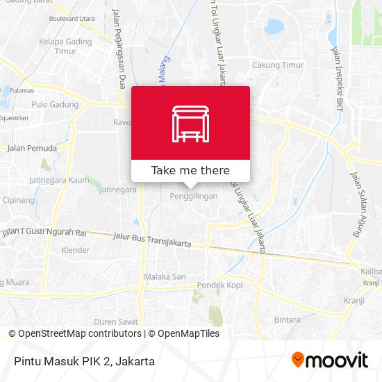 Pintu Masuk PIK 2 map