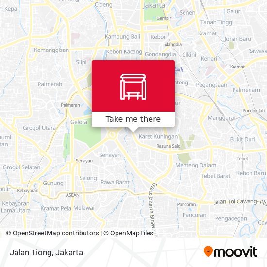 Jalan Tiong map