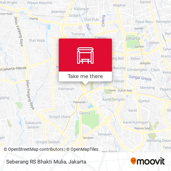 Seberang RS Bhakti Mulia map