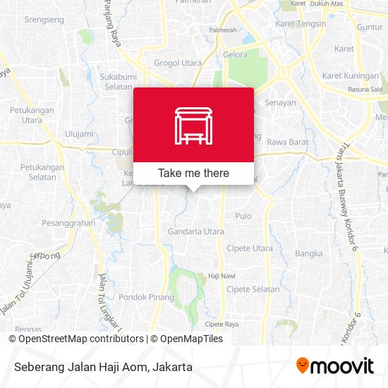 Seberang Jalan Haji Aom map