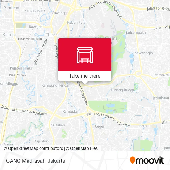 GANG Madrasah map