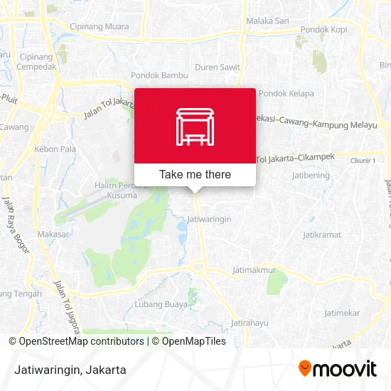 Jatiwaringin map