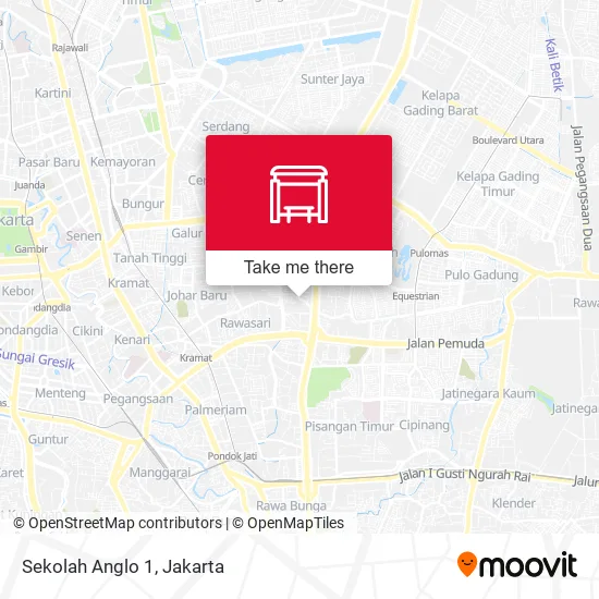 Sekolah Anglo 1 map